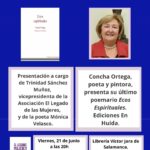Presentación del poemario Ecos espirituales en Salamanca